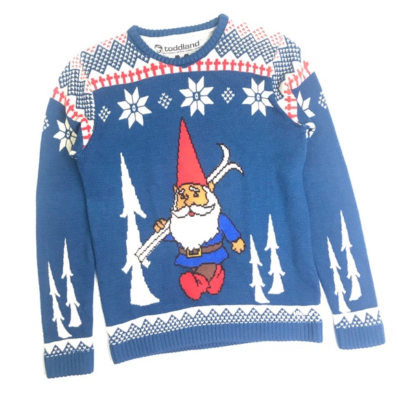 toddland Gnome Ski Sweater Size Medium - Picture 2 of 8